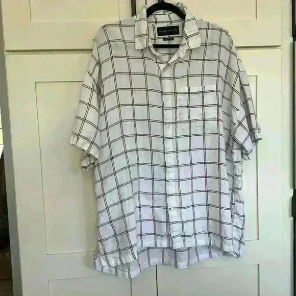 Abercrombie & Fitch Other - Abercrombie & Fitch Linen Short Sleeve Button Up
